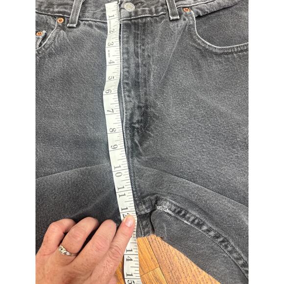 Vintage Levi’s 560 Men’s Jeans 32x32 Gray Loose Fit Tapered Leg - Picture 8 of 13